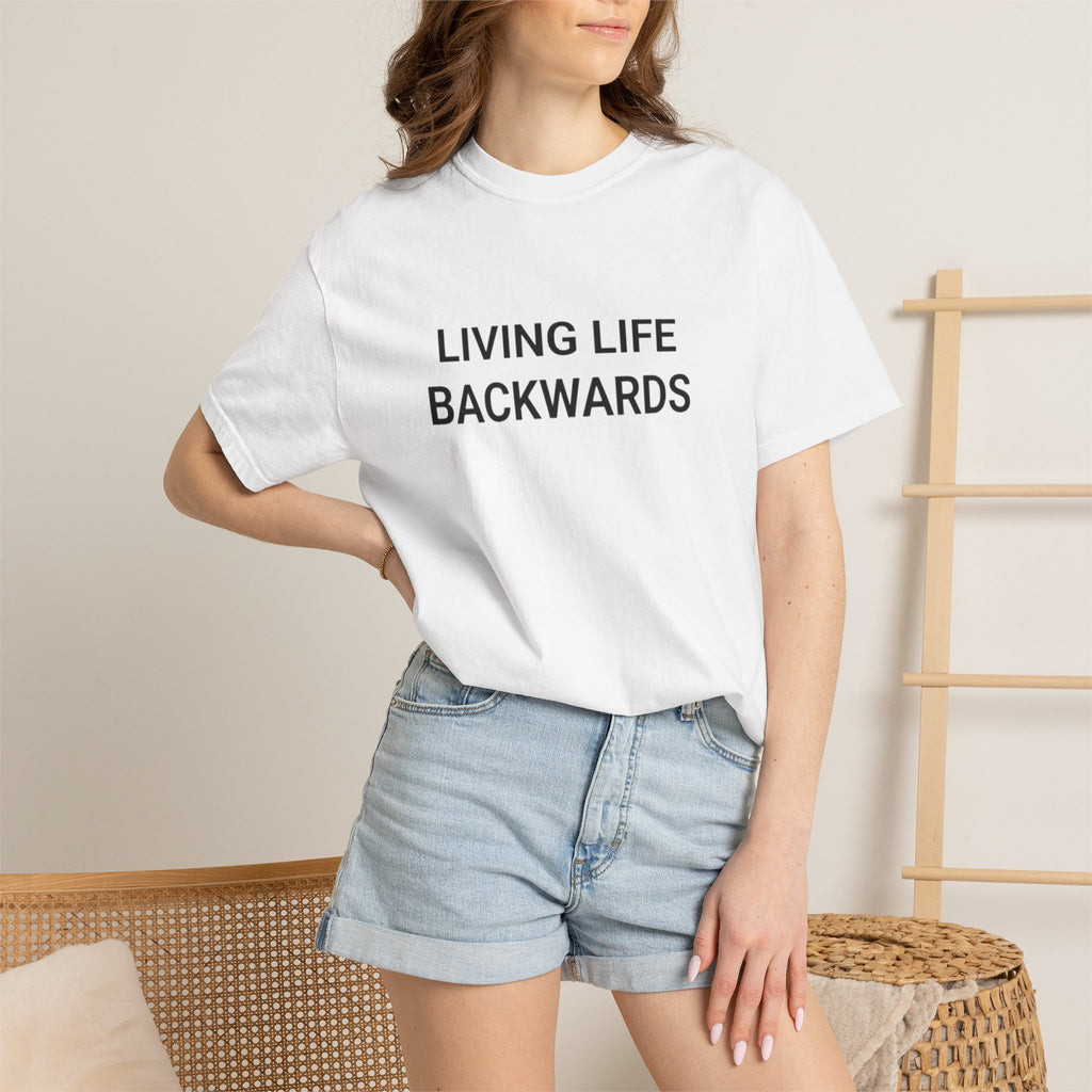 Living Life Backwards T-Shirt — “My Morning Is Your Night” Night Owl Graphic Tee