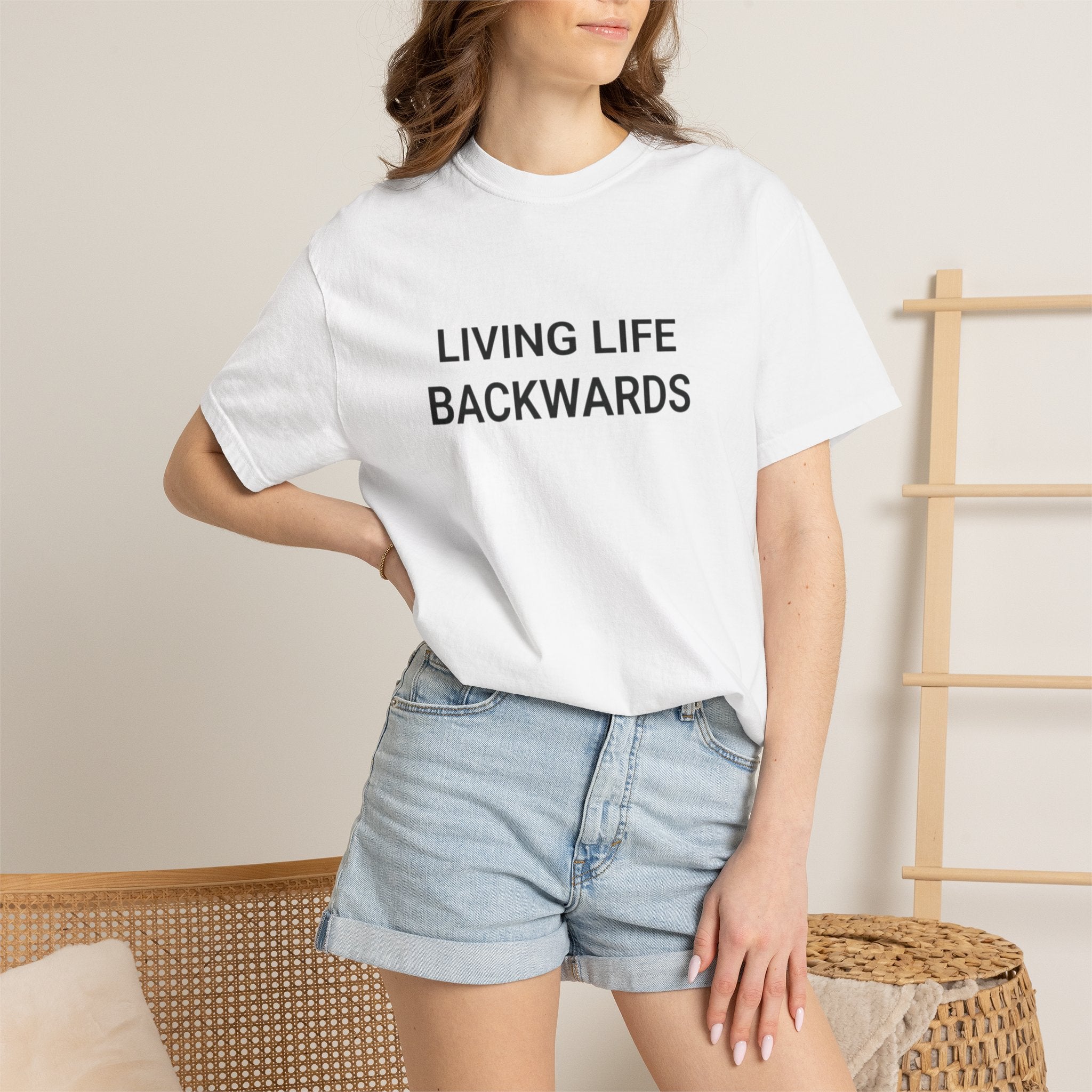 Living Life Backwards T-Shirt — “My Morning Is Your Night” Night Owl Graphic Tee